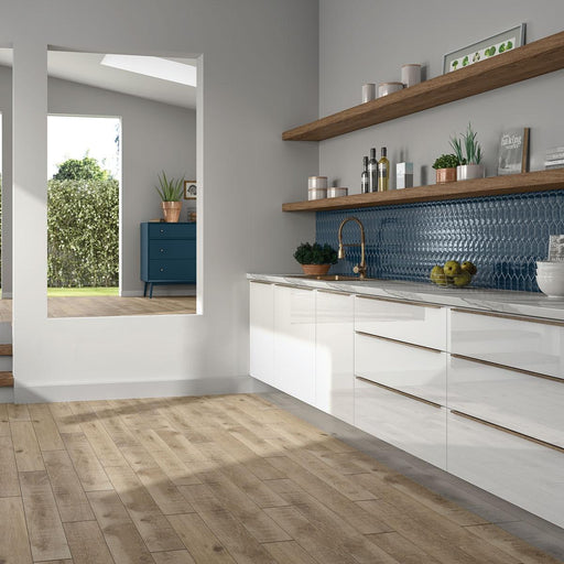 Artezen Deep Blue 2x5 Picket Glossy Ceramic  Mosaic