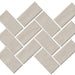 Artezen Nordic Sand 2x4 Herringbone Glossy Ceramic  Mosaic