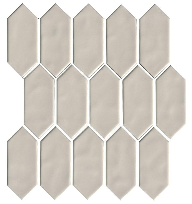 Artezen Nordic Sand 2x5 Picket Glossy Ceramic  Mosaic