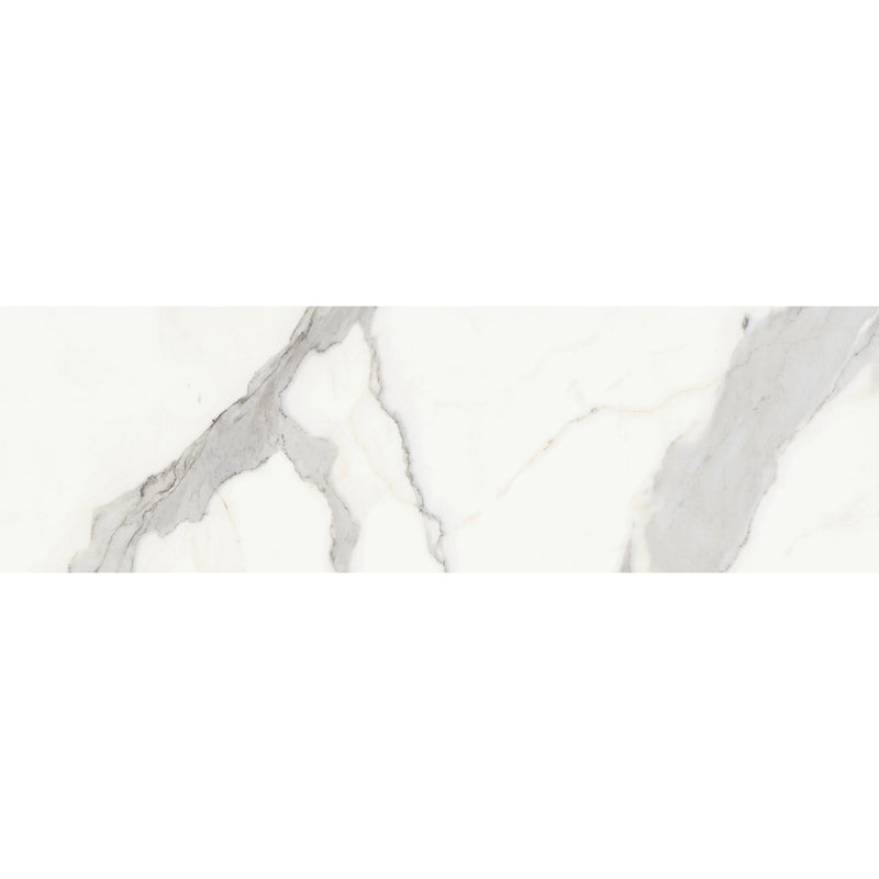 Arya Calacatta Gloss, Glossy 4x13 Ceramic  Tile