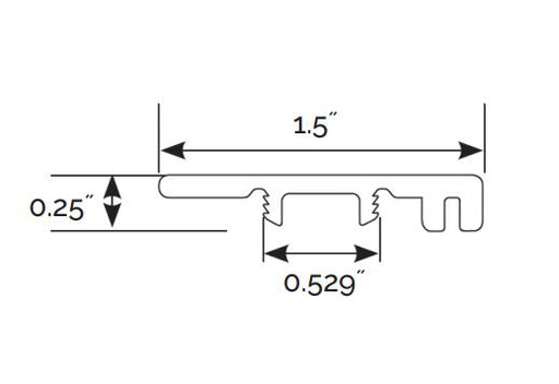 Ashton Colston Park 1.5x94   Luxury Vinyl End Cap
