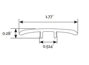 Ashton Colston Park 1.77x94   Luxury Vinyl T-Molding