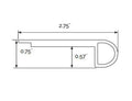 Ashton Colston Park 2.75x94   Luxury Vinyl Flush Stair Nose