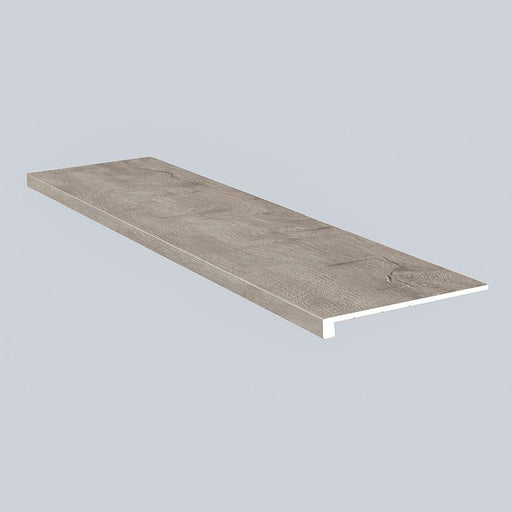 Ashton York Gray 12x47.25   Luxury Vinyl Stair Tread