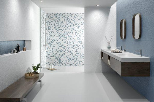 Atenea Lotus Concept Azul Textured 12x24 Ceramic  Tile