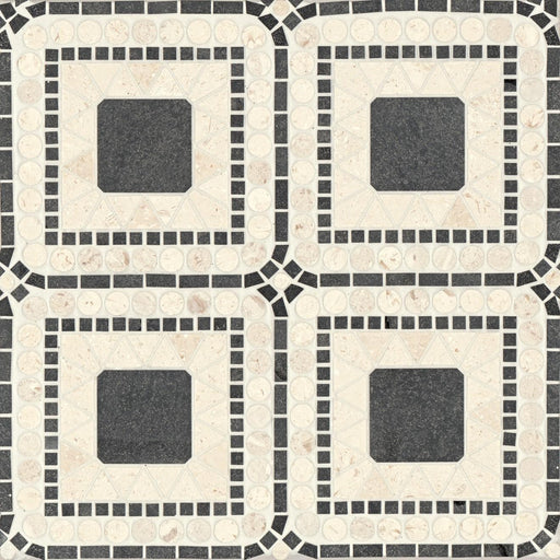 Atrium Myra Beige Basalt Square, Pennyround, Triangle, Rectangle Honed Marble  Mosaic