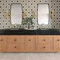 Atrium Myra Beige Basalt Square, Pennyround, Triangle, Rectangle Honed Marble  Mosaic
