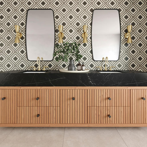 Atrium Myra Beige Basalt Square, Pennyround, Triangle, Rectangle Honed Marble  Mosaic