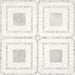 Atrium White Carrara Thassos Square, Pennyround, Triangle, Rectangle Honed Marble  Mosaic