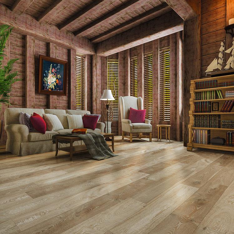 Audere By Montserrat Rich Ecru 9xrl 4 mm Engineered Hardwood European Oak