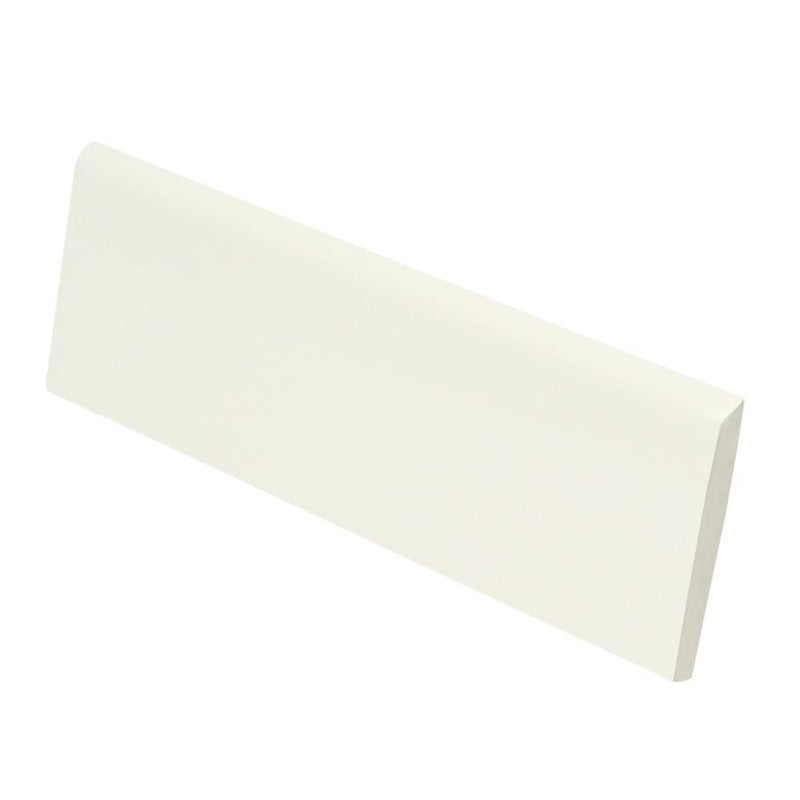 Baseline White Ice Glossy 2x2 Ceramic Surface Cap Angle