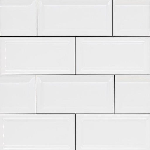 Basics White Matte 3x6 Ceramic  Tile