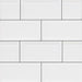 Basics White Matte 3x6 Ceramic  Tile