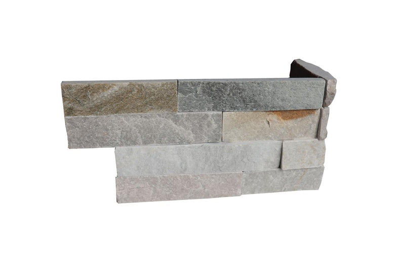 Beachwalk Quartzite Ledger Corner 6x12x6 Splitface