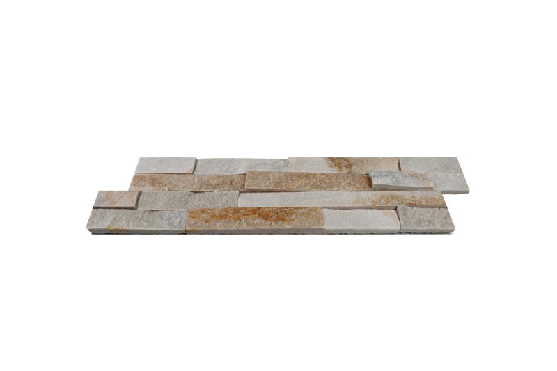 Beachwalk Quartzite Ledger Panel 6x24 Splitface
