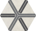 Bee Hive Plot Cool Blend Matte 20x24 Porcelain  Tile