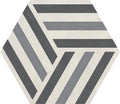 Bee Hive Run Up Cool Blend Matte 20x24 Porcelain  Tile