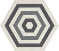 Bee Hive Target Cool Blend Matte 20x24 Porcelain  Tile