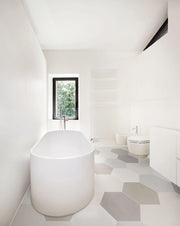 Bee Hive White Matte 20x24 Porcelain  Tile