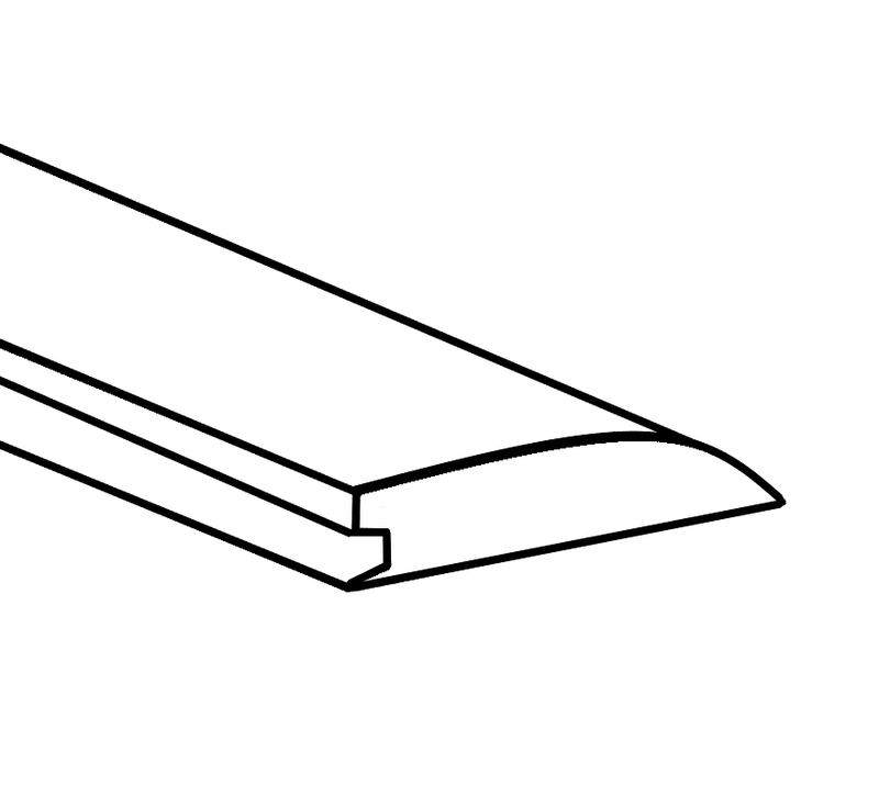 Bella 502 American Walnut 2x78   Engineered Hardwood  Reducer
