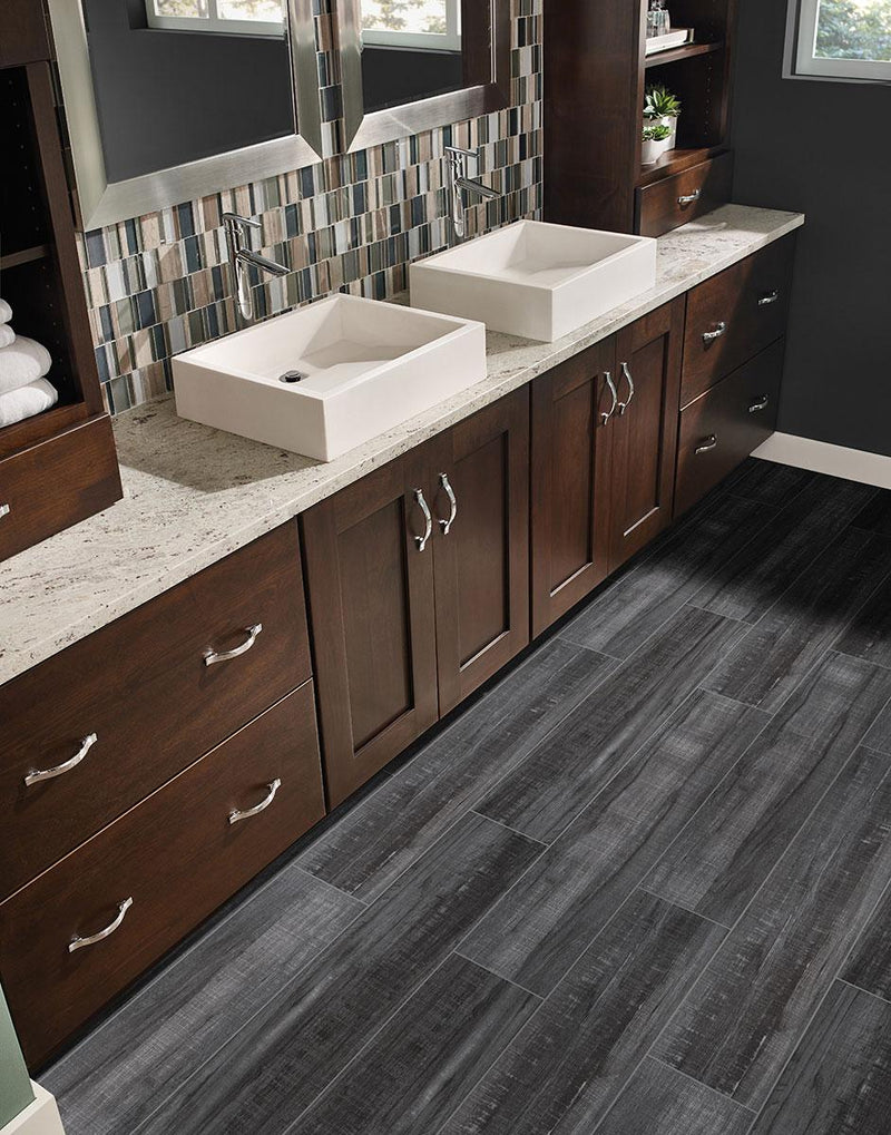 Belmond Obsidian Matte 8x40 Ceramic  Tile