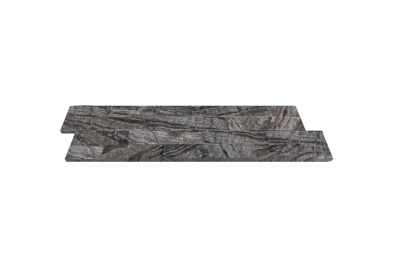 Black Forest Quartzite Ledger Panel 6x24 Splitface