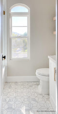 Blomma Bianco Flower Honed Marble  Mosaic