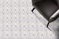 Blomma Bianco Flower Honed Marble  Mosaic
