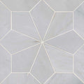 Blomma Grigio Flower Honed Marble  Mosaic