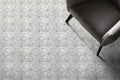 Blomma Grigio Flower Honed Marble  Mosaic