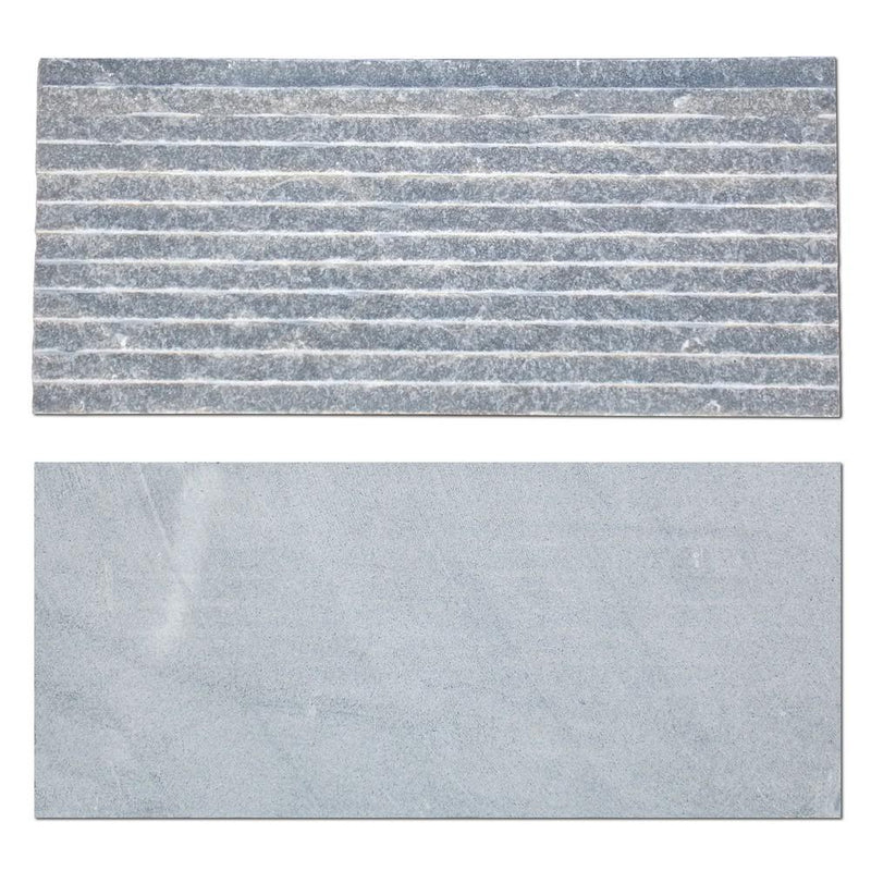 Blue Stone Marble Veneer 8x18 Splitface