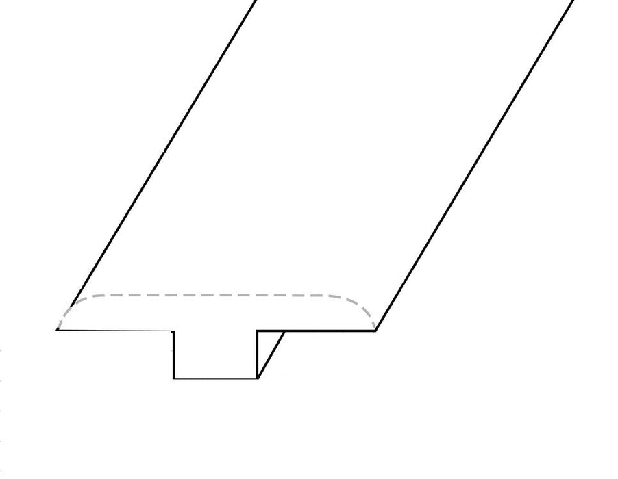 Bonafide Melville 96   Engineered Hardwood European Oak T-Molding