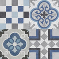 Bouquet Caribe Patch 9.25x9.25 Porcelain  Tile