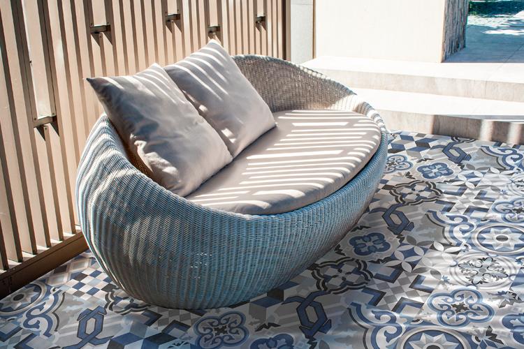 Bouquet Caribe Patch 9.25x9.25 Porcelain  Tile