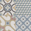 Bouquet Criollo Patch 9.25x9.25 Porcelain  Tile