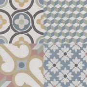 Bouquet Criollo Patch 9.25x9.25 Porcelain  Tile