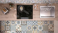Bouquet Criollo Patch 9.25x9.25 Porcelain  Tile