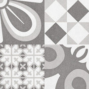 Bouquet Eiffel Patch 9.25x9.25 Porcelain  Tile