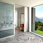 Bouquet Eiffel Patch 9.25x9.25 Porcelain  Tile