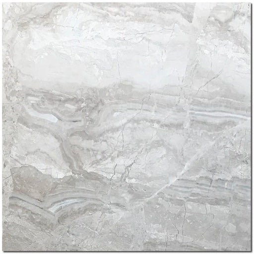 Breccia Bianco Marble Tile 18x18 Honed