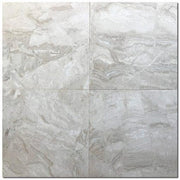 Breccia Bianco Marble Tile 18x18 Honed