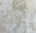 Breccia Bianco Marble Tile 8x8 Brushed