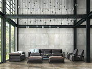 Brooklyn Cemento Argent Textured 12x24 Porcelain  Tile