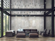 Brooklyn Cemento Argent Textured 24x24 Porcelain  Tile