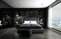Brooklyn Cemento Black Honed 24x48 Porcelain  Tile