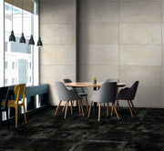 Brooklyn Cemento Black Honed 24x48 Porcelain  Tile