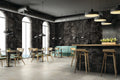 Brooklyn Cemento Black Textured 24x48 Porcelain  Tile