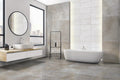 Brooklyn Cemento Greige Textured 24x24 Porcelain  Tile