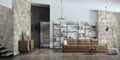 Brooklyn Cemento Toupe Textured 24x48 Porcelain  Tile