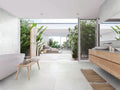 Brooklyn Cemento White Textured 12x24 Porcelain  Tile